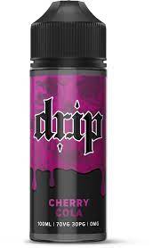 Cherry Cola by Drip, 100ml Shortfill 0mg 0mg 100ml 70%VG Cherry Cherry Cola Cola Fruit Shortfill Soda