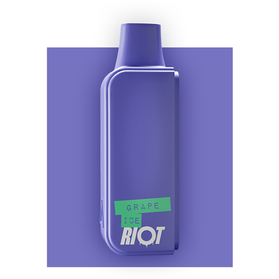 RIOT CONNEX Capsules (10mg & 20mg) Grape Ice 10mg Pre-Filled Pods Riot Labs Riot Squad