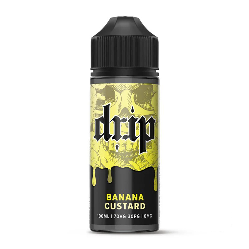 Banana Custard by Drip, 100ml Shortfill 0mg