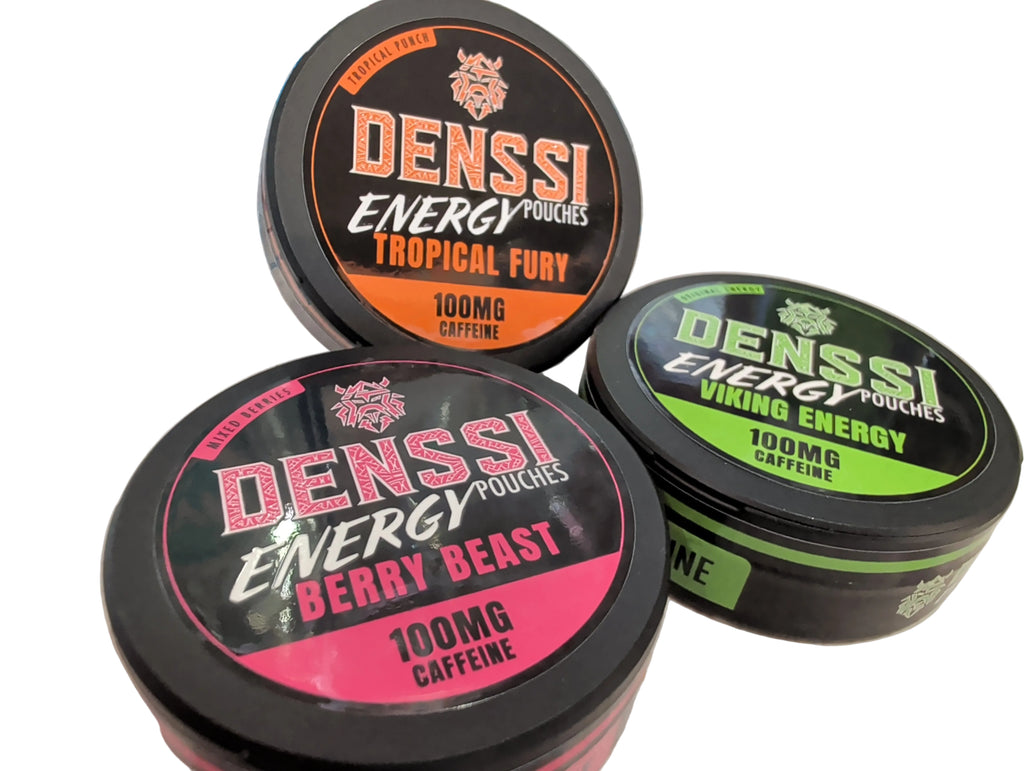 Denssi Energy Pouches 100mg Caffeine