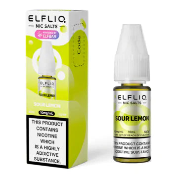 Sour Lemon 10ml Nic Salt by Elfliq
