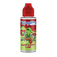 Sweet Cherry & Lime, 100ml Shortfill by Kingston Get Fruity 0mg 100ml 2 for £20 (100ml) Cherry Fruit Kingston Lime Shortfill UK