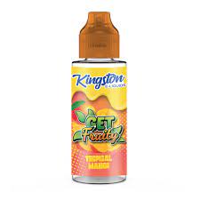Tropical Mango, 100ml Shortfill by Kingston Get Fruity 0mg 100ml 2 for £20 (100ml) Fruit Kingston Mango Shortfill Tropical Fruit UK