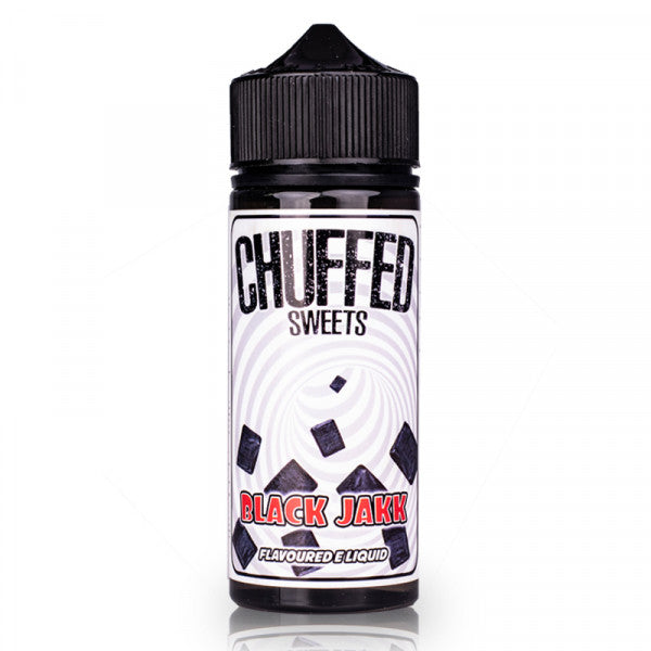 Black Jakk 100ml by Chuffed 0mg 100ml 2 for £20 (100ml) Aniseed Candy Chuffed Liquorice Shortfill UK