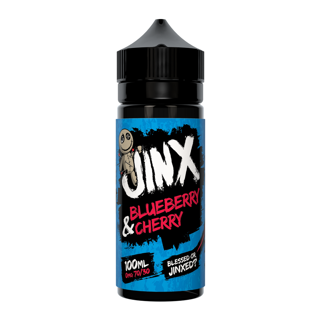 Blueberry & Cherry 100ml by Jinx 0mg 100ml 70%VG Blueberry Cherry Eliquid Jinx Shortfill UK