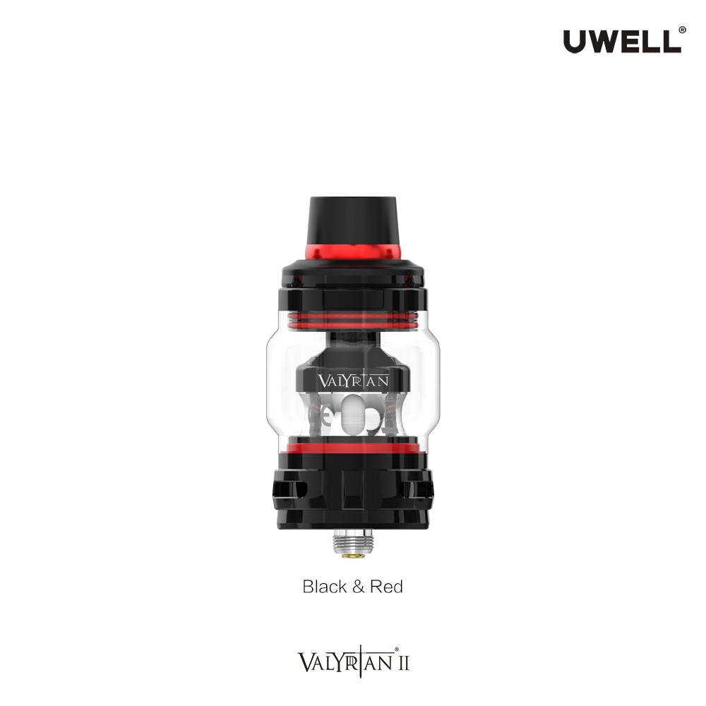 Valyrian 2 Subtank by Uwell Black and Red Sub-Ohm Tank Uwell