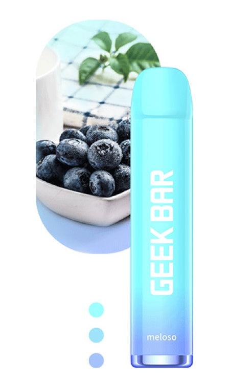 Geekvape Meloso Disposable Vape, 600+ Puffs, 20mg Blueberry Ice 20mg Disposable Geek Vape