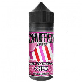Pink Raspberry Chew 100ml by Chuffed Sweets 100ml 2 for £20 (100ml) 70%VG Candy Chuffed Raspberry Shortfill UK