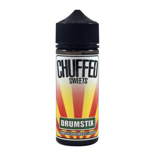 Drumstix 100ml by Chuffed 0mg 100ml 2 for £20 (100ml) Candy Chuffed Shortfill Taffy UK