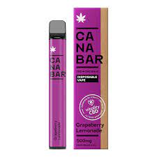 CANA Bar, 500mg CBD By Vitality CBD Grapeberry Lemonade CBD Disposable