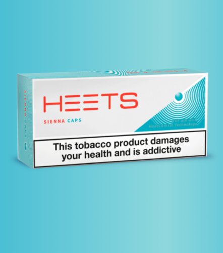 HEETS for IQOS [1 pack of 20 HEETS] Sienna Caps Heat-Not-Burn Heated Tobacco HEETS IQOS