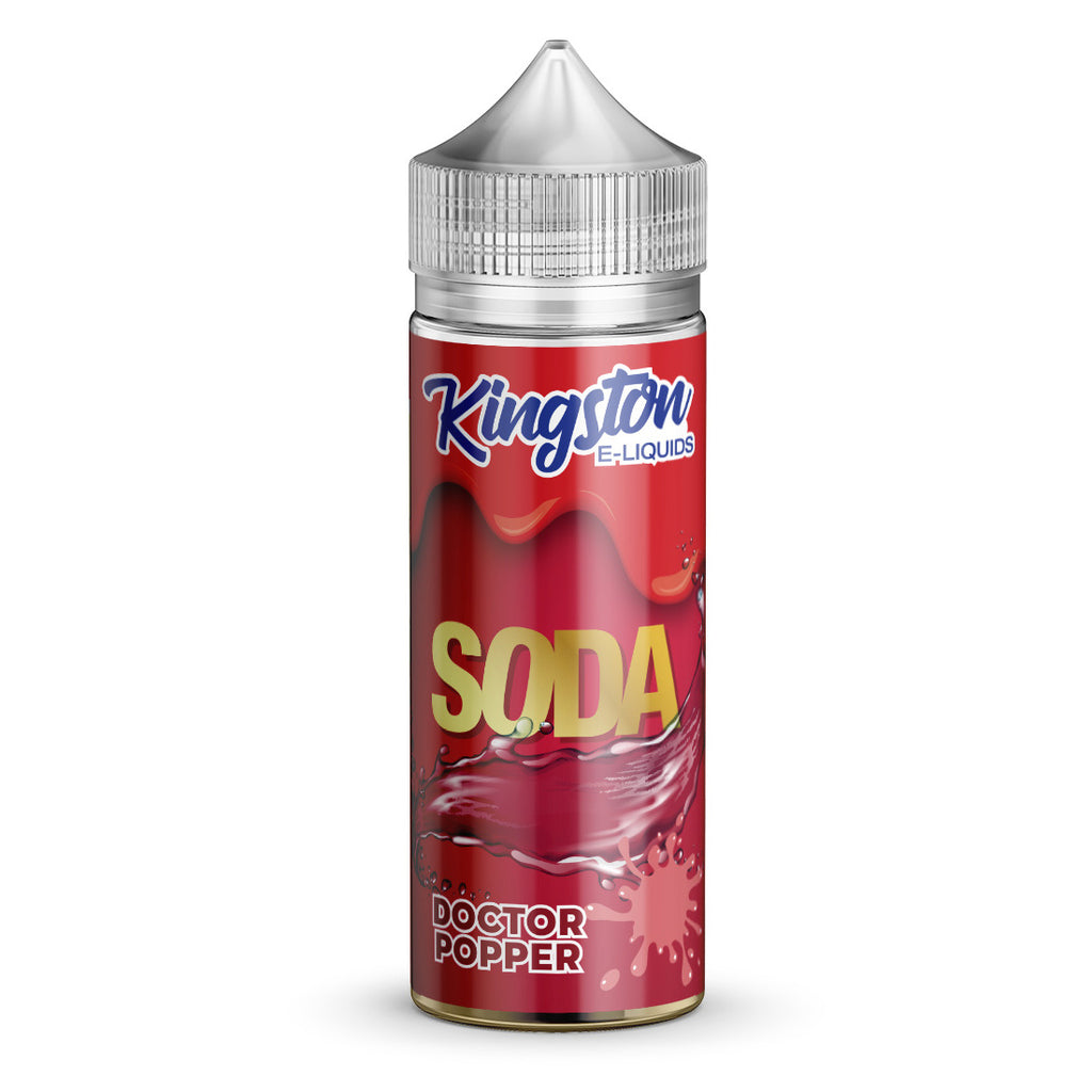 Doctor Popper 100ml by Kingston Soda 0mg 100ml 2 for £20 (100ml) Doctor Pepper Kingston Shortfill Soda UK