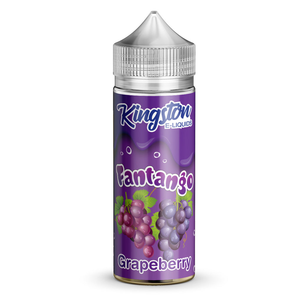 Grapeberry Fantango 100ml by Kingston 0mg 100ml 2 for £20 (100ml) Grape Kingston Mixed Berries Shortfill Soda UK