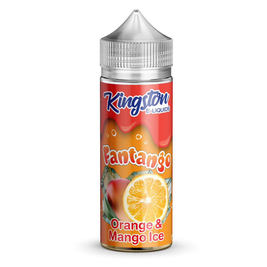 Orange & Mango Ice Fantango 100ml by Kingston 0mg 100ml 2 for £20 (100ml) Ice Kingston Mango Orange Shortfill Soda UK