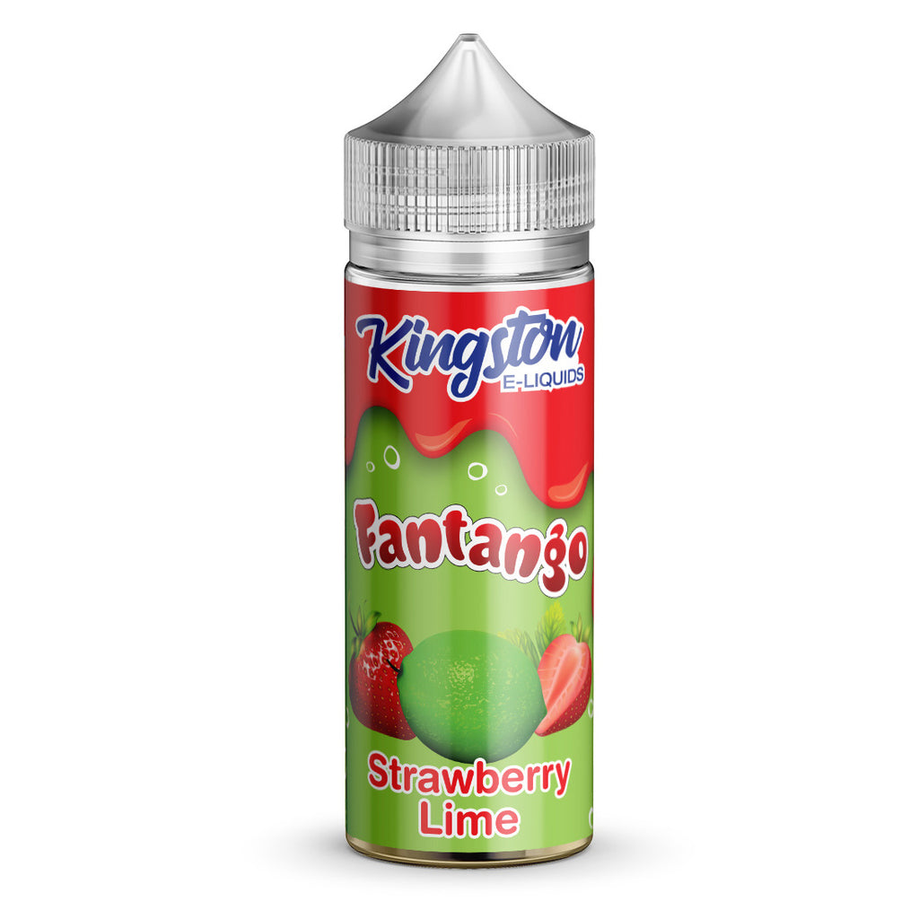 Strawberry & Lime Fantango 100ml by Kingston 0mg 100ml 2 for £20 (100ml) Kingston Lime Shortfill Soda Strawberry UK