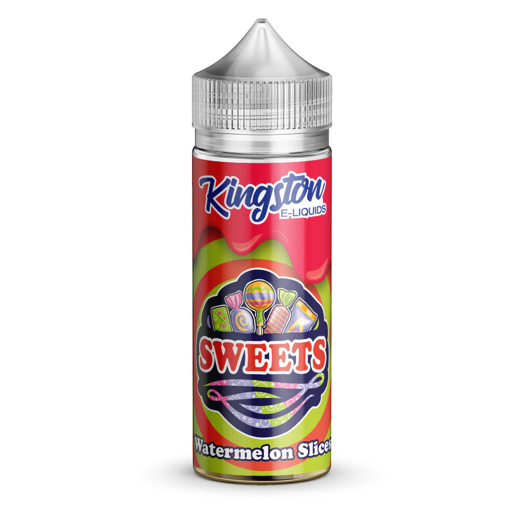 Watermelon Slices 100ml by Kingston Sweets 0mg 100ml 2 for £20 (100ml) Candy Kingston Shortfill Watermelon