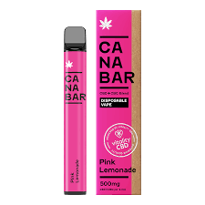 CANA Bar, 500mg CBD By Vitality CBD Pink Lemonade CBD Disposable